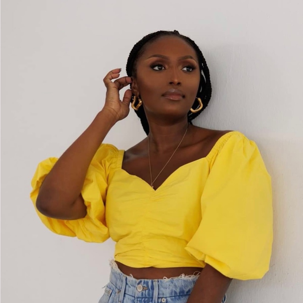 The Drop by Amazon - puff sleeve, sweetheart top by Tenicka B
